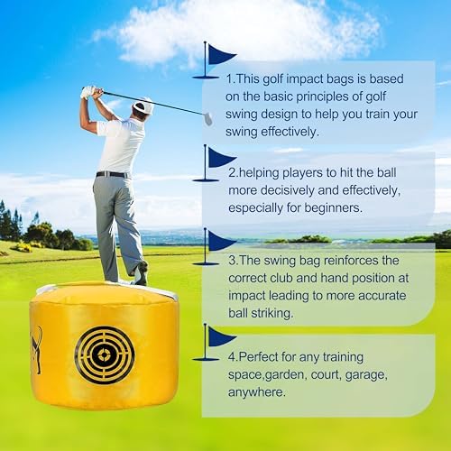 Golf Impact Bag Golf Hitting Bag Hitting Bag Golf Impact Power Smash Bag Swing - Image 5
