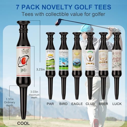 Beer Bottle Golf Tees, Virtually Unbreakable and Recyclable Plastic Golf Tee - Image 4