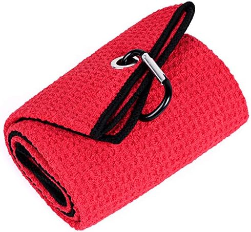 Mile High Life Tri-fold Golf Towel | 16" X 24" | Premium Microfiber Fabric | by MileHighLife