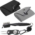 VIVIDLY Waffle Microfiber Golf Towel Set by VIVIDLY