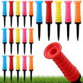 Outus 20 Pack 3 1/4 Inch Plastic Golf Tees, Soft Rubber Top by Outus