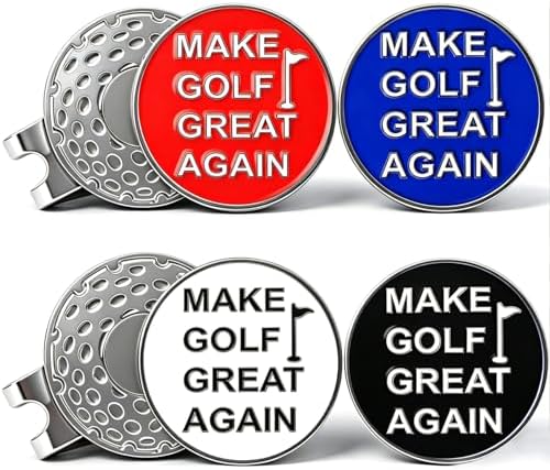 Adhere Golf Ball Markers with Strong Magnetic Hat Clip by Unknown