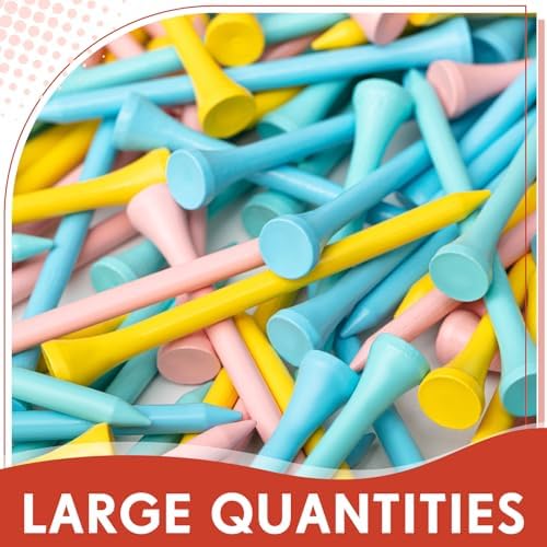 Jenaai 200 Pcs Golf Tees Bamboo Golf Tees - Image 4