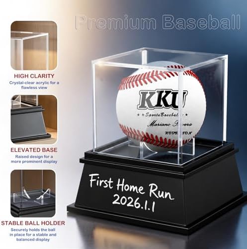 KKU Baseball Display Case 2 Pack, Baseball Holder - Image 6