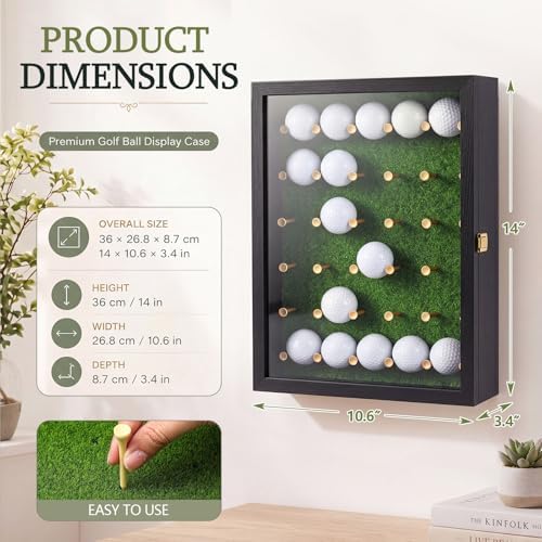 Novabright 30-Ball Golf Ball Display Case - Image 2