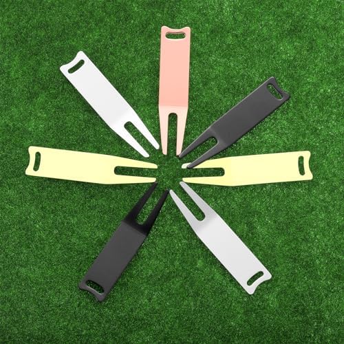 PATIKIL Metal Bending Golf Divot Repair Tool, Metal Golf Fork Accessory Curved - Image 4