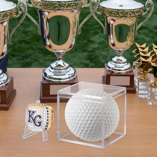 Championship Ring Display Case Clear Acrylic Ring Case Display Box - Image 5