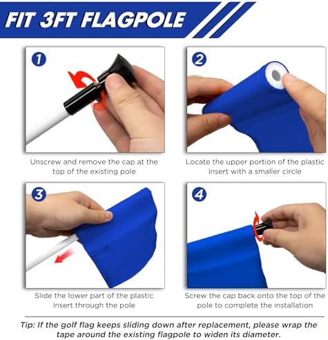 KINGTOP Solid Mini Golf Flags - Image 4