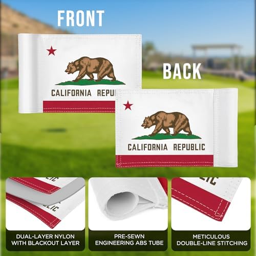 California State Mini Golf Flag, 6 x 8 in - Image 4