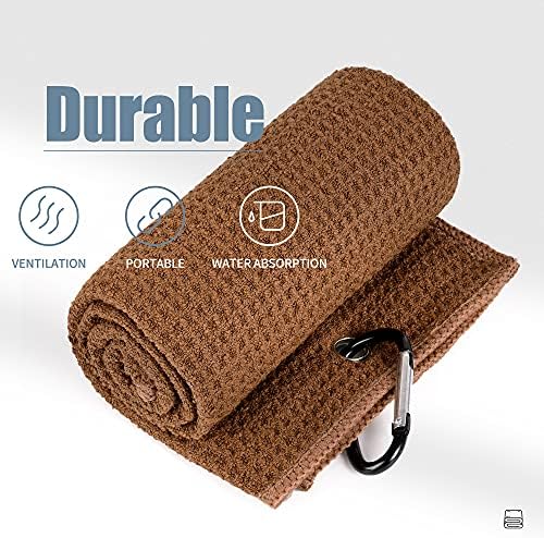 Mile High Life Tri-fold Golf Towel | 16" X 24" | Premium Microfiber Fabric | - Image 5