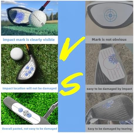 Lihengkong Golf Impact Tape Labels 180 PCS Golf Impact Stickers - Image 5