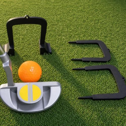 3 Pieces Golf Putting Gate Portable Semicircular Putting Gate - Image 3
