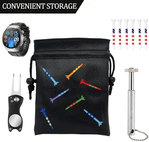 Skull Golf Valuables Pouch Bag - Image 5