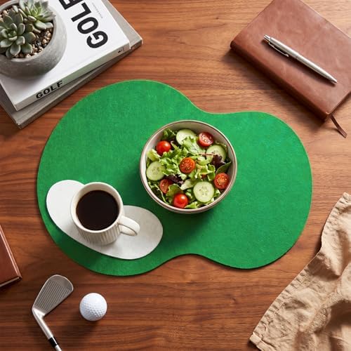 8 Golf Placemats with 8 Coasters - Image 6