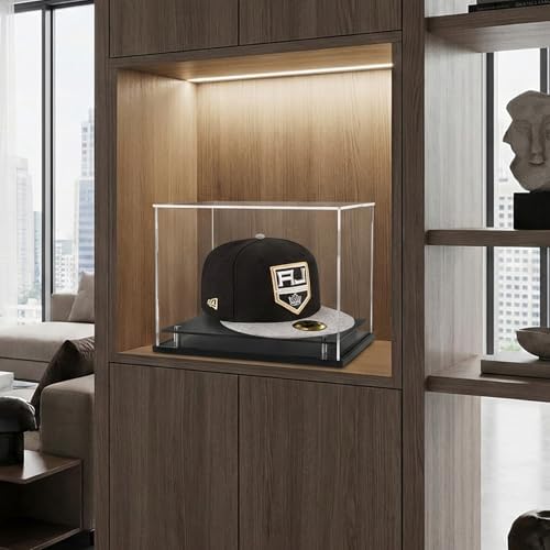 WANLIAN Clear Hat Display Case, Self-Assembly Acrylic Baseball Cap Holder Stand - Image 5