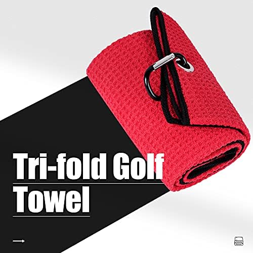 Mile High Life Tri-fold Golf Towel | 16" X 24" | Premium Microfiber Fabric | - Image 2