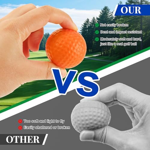 20 Pack Practice Golf Balls, 41mm Foam Golf Balls, Limited Flight Design - Image 3