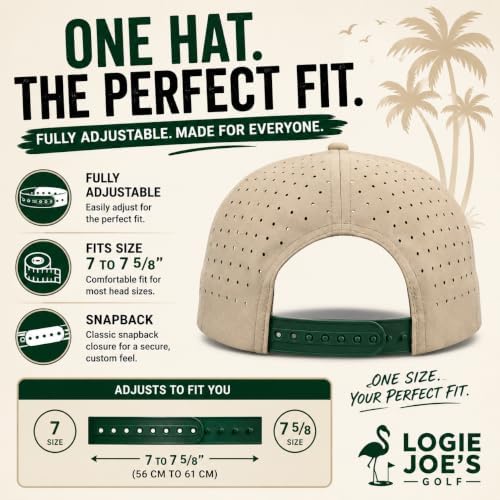 Logie Joe's Mountain Moonrise Golf Hat | Snapback Cap | Built-in Magnetic Ball - Image 4
