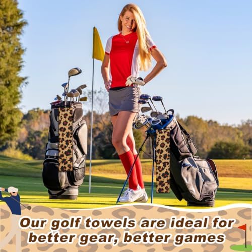 Mindsoft 2 Pieces Funny Golf Towel Microfiber Embroidered Ball Towels - Image 4