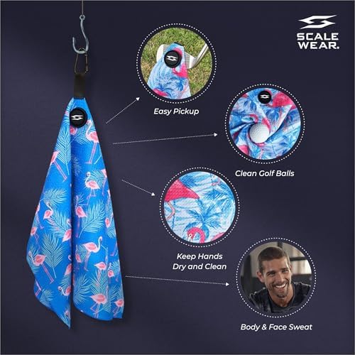 Magnetic Golf Towel 16x24 Waffle Weave - Image 3