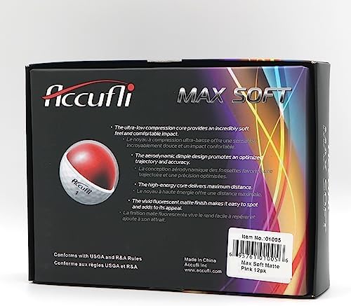 ACCUFLI Max Soft Matte Golf Balls - Image 3