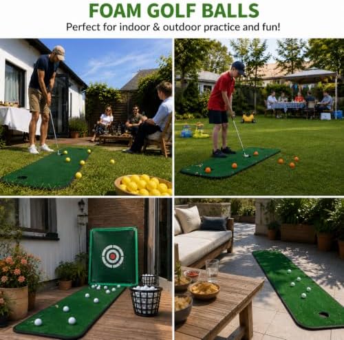 ZenNex 80 Pcs Foam Golf Practice Balls，Lifelike Touch, Durable Construction - Image 4