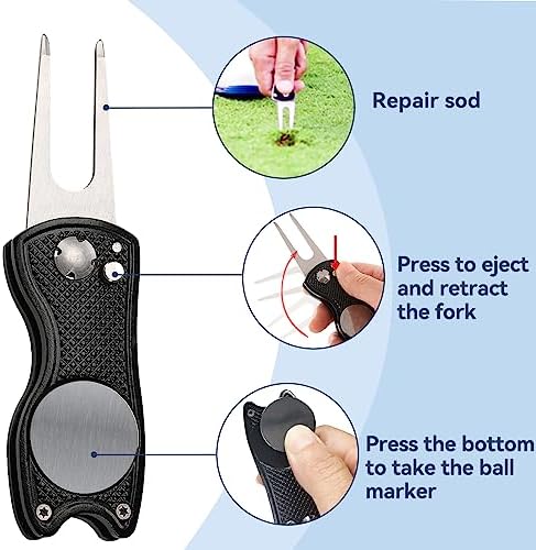 Aulock Golf Towel and Brush Set, Microfiber Towels - Image 5