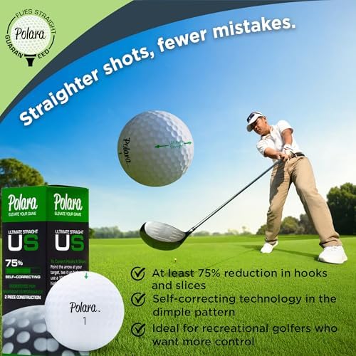 Polara Self-Correcting Golf Balls, Soft Feel, Straighter Flight - Image 3