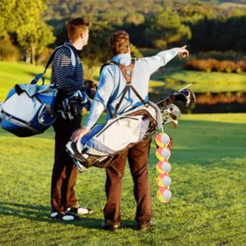 Colorful Golf Ball Holder Golf Balls Silicone Pouch Golf Ball Case Portable - Image 5