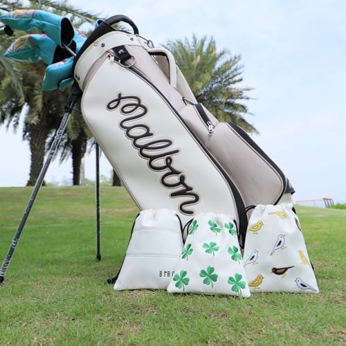 Golf Valuables Pouch Bag with Drawstrings Closure - Image 2