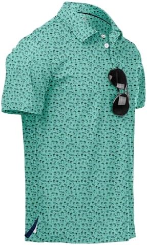 ZITY Mens Golf Polo Shirts Short Sleeve UPF 50+ Moisture Wicking Tshirt by ZITY