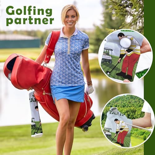 Just Tap It in Funny Golf Towels - Image 5
