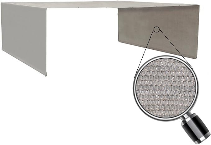 Alion Home Custom HDPE Permeable Canopy Sun Shade Cover Replacement - Image 3