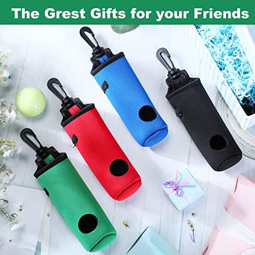 Chivao 4 Pcs Golf Ball Holder, Golf Tee Pouch - Image 5