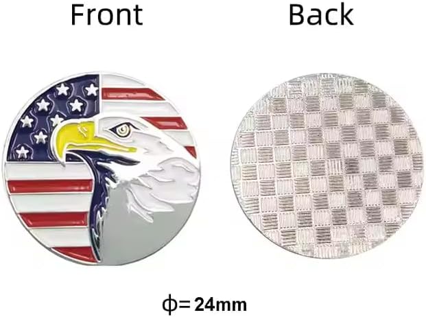 USA Flag & Patriotic Golf Ball Markers - Image 2