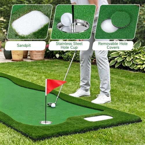 ULTIMATE 10FT Golf Putting Green, Golf Training Mat - Image 6