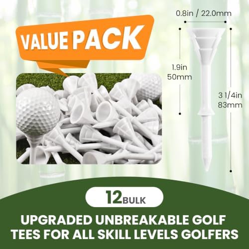 FINGER TEN Golf Tees Plastic 3 1/4 Inch 12/24/60 Pack - Image 3