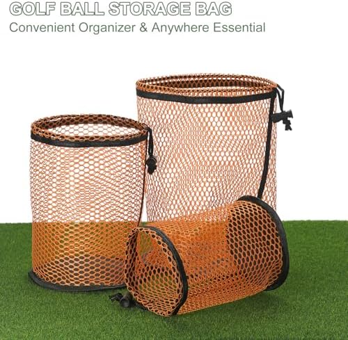 Golf Ball Storage Bag Nylon Mesh Golf Pouch - Image 4