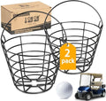 10L0L 2‑Pack Metal Golf Ball Basket by 10L0L