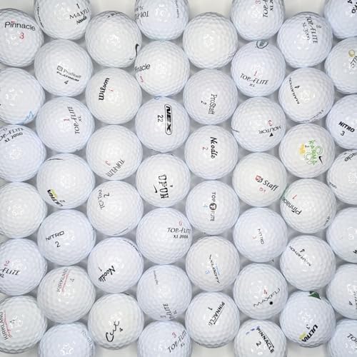 Afford-A-Ball Golf | 50 Pack | Recycled White Golf Balls Mix | Used Assorted - Image 4