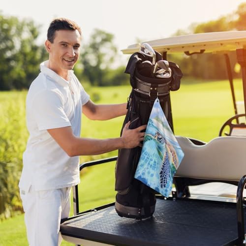 Sea Turtle Golf Towel Microfiber - Image 6