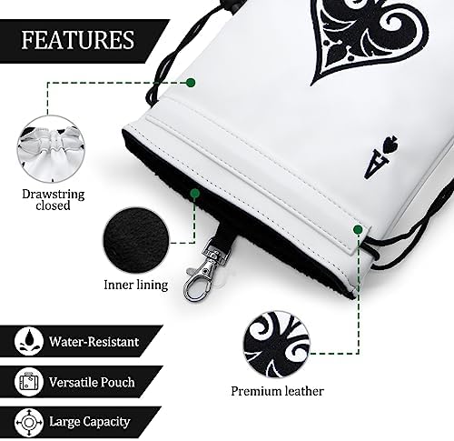 montela golf Valuables Pouch, Ace Poker Golf Bag Pouch - Image 3
