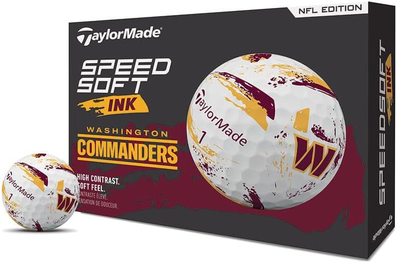 TaylorMade Golf Speed Soft Ink NFL Golf Balls by Unknown