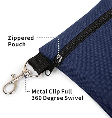 Golf Tee Pouch, 5.62 X 6.87 Inch Professional Zipper Golf Tee/Ball Pouch Bag - Image 4