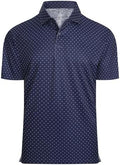 Alex Vando Mens Golf Shirt Moisture Wicking Classic Print Golf Shirts by AlexVando