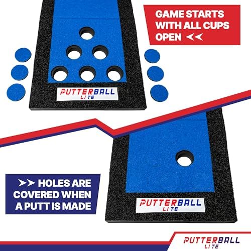 PutterBall Original Golf Putting Game Set – Backyard Putting Green Pong Style - Image 3