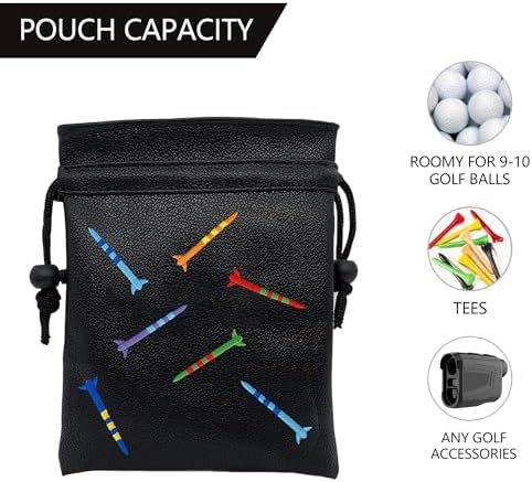 Skull Golf Valuables Pouch Bag - Image 4
