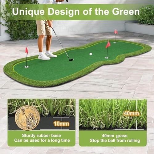 Golf Putting Green Mat, Pro Large Putting Mat - Image 3