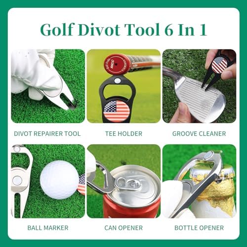 2 Pcs Golf Divot Repair Tool Divot Tool and Ball Marker, Gift Ideas Golf - Image 5