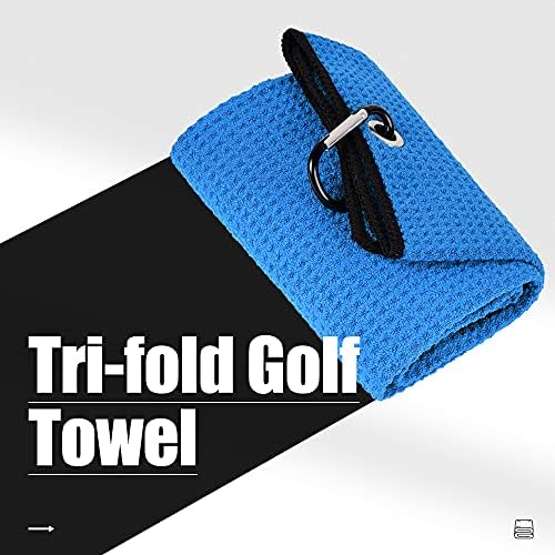 Mile High Life Tri-fold Golf Towel | 16" X 24" | Premium Microfiber Fabric | - Image 2